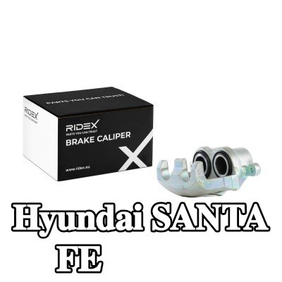 RIDEX مكابح الفرامل للمحور الأمامي, المحور الأمامي الأيسر, المحور الأمامي الأيمن, بدون حامل — 2000 Hyundai Santa Fe