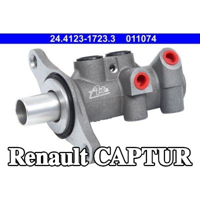 ATE المضخة الرئيسية للفرامل 23, 8mm, بدون خزان سائل الفرامل — 2020 Renault Captur