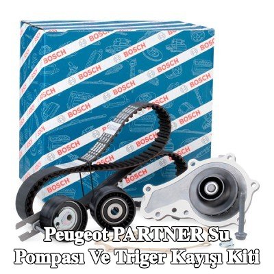 BOSCH Su pompası ve triger kayışı kiti Diş Sayısı: 137, Width: 25mm — Peugeot Partner