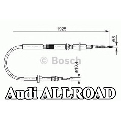 BOSCH كابل فرامل اليد 1925mm — Audi Allroad