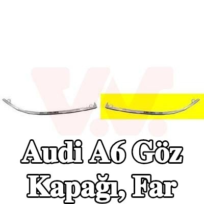 VAN WEZEL Göz kapağı, far Sol Ön, far başında — 2002 Audi A6