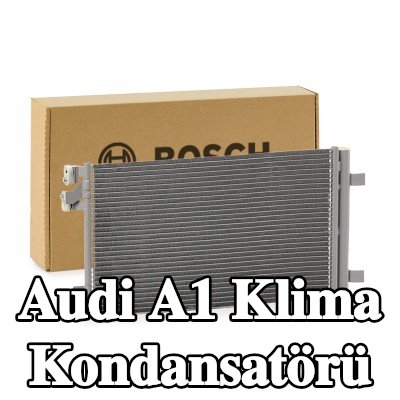BOSCH Kurutuculu klima kondansatörü, montaj kılavuzu ile, conta halkasız, azot dolgulu — Audi A1
