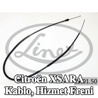 LINEX Kablo, hizmet freni — 2000 Citroën Xsara