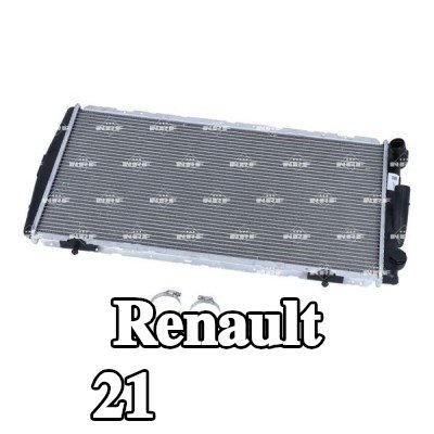 NRF مبرد المحرك من الألومنيوم, مع قطع التركيب — Renault 21