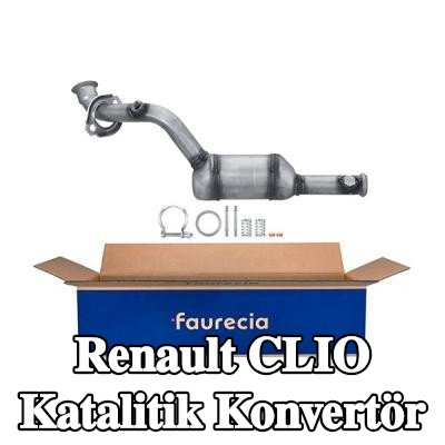HELLA Montaj parçaları ile katalitik konvertör — Renault Clio