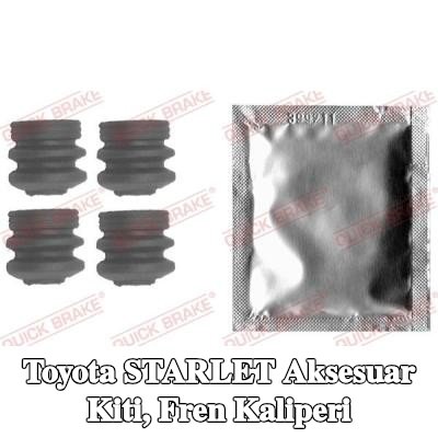 QUICK BRAKE Aksesuar Kiti, fren kaliperi — Toyota Starlet