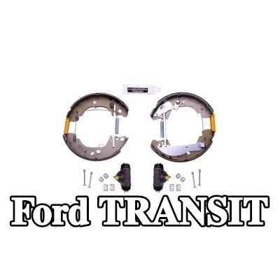 HELLA طقم فرامل أسطوانية مع أداة ضبط, مع أسطوانة فرامل العجلة, مجموعة الأحذية Pro — 1992 Ford Transit