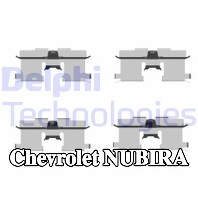 DELPHI طقم تركيب وسادات الفرامل — Chevrolet Nubira