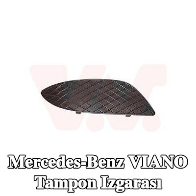 VAN WEZEL Tampon ızgarası Sağ Ön — Mercedes-Benz Viano