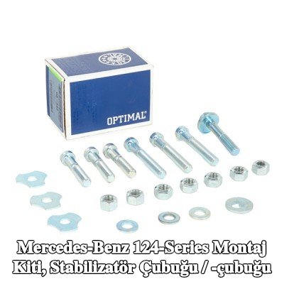 OPTIMAL Montaj Kiti, stabilizatör çubuğu / -çubuğu — Mercedes-Benz 124-Series