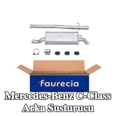 HELLA Arka susturucu Arka, montaj parçaları ile — 2002 Mercedes-Benz C-Class