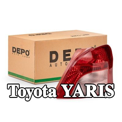 ABAKUS المصباح الخلفي الأيمن, مع لمبات — 2012 Toyota Yaris