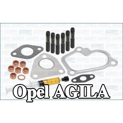 AJUSA مجموعة التثبيت, الشاحن مع الحشيات/الأختام — Opel Agila