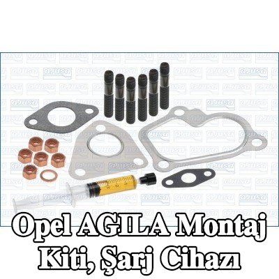 AJUSA Montaj Kiti, conta/sızdırmazlık elemanları ile şarj cihazı — Opel Agila