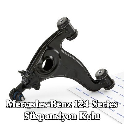 LEMFÖRDER Ön Aks Süspansiyon Kolu, Sol, Alt, Çelik Sac, bilyeli mafsal ile, lastik yatağı ile, aksesuarlarla — Mercedes-Benz 124-Series