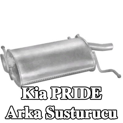 POLMO Arka susturucu — Kia Pride