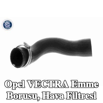 VAICO Emme borusu, hava filtresi Şarj Hava Soğutucusu, Orijinal VAICO Kalitesi — Opel Vectra