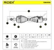 RIDEX Tahrik mili Ön Aks Sol, 645mm — 1995 Mitsubishi Lancer (6)