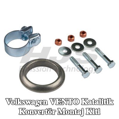 HJS Kelepçeli katalitik konvertör montaj kiti — 1995 Volkswagen Vento