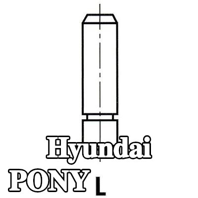 IPSA أدلة الصمامات — Hyundai Pony
