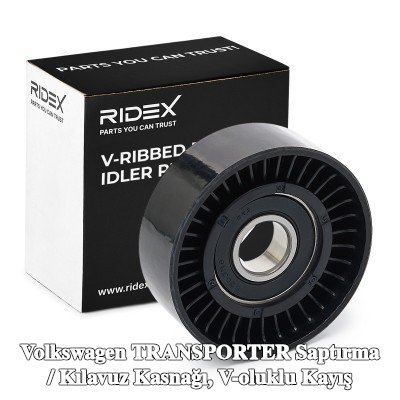 RIDEX Saptırma / kılavuz kasnağı, V-ribbed belt Ø: 70mm, tutucu olmadan — 2004 Volkswagen Transporter