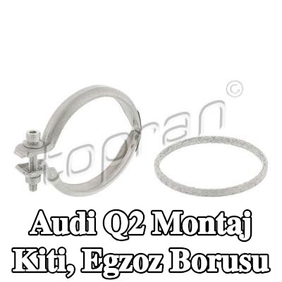 TOPRAN Montaj Kiti, egzoz borusu — Audi Q2
