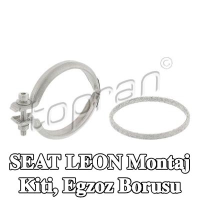 TOPRAN Montaj Kiti, egzoz borusu — SEAT Leon