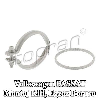 TOPRAN Montaj Kiti, egzoz borusu — Volkswagen Passat