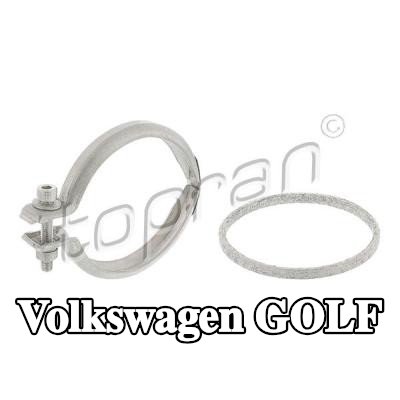 TOPRAN طقم التثبيت، أنبوب العادم — Volkswagen Golf