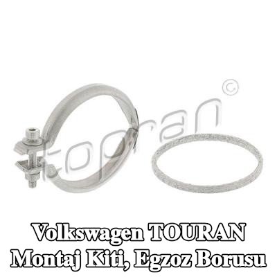 TOPRAN Montaj Kiti, egzoz borusu — Volkswagen Touran