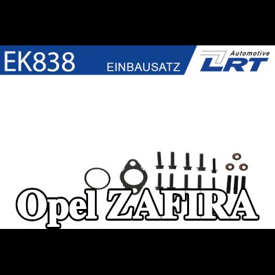 LRT طقم التثبيت، مشعب العادم — 2016 Opel Zafira