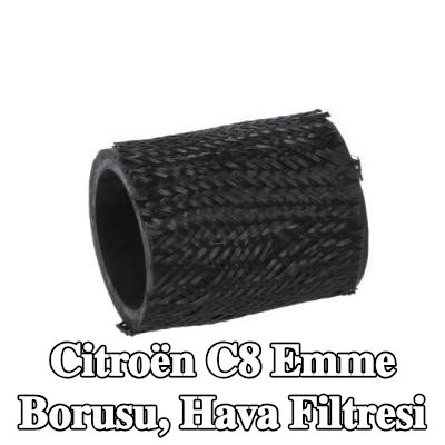 THERMOTEC Emme borusu, hava filtresi Ön Aks, Çıkış — 2003 Citroën C8