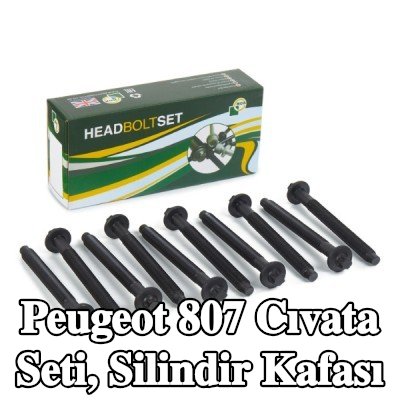 BGA Cıvata Kiti, silindir kafası M12 — Peugeot 807