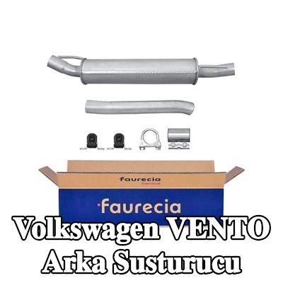 HELLA Arka susturucu Arka, montaj parçaları ile — Volkswagen Vento