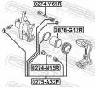 FEBEST Fren kaliperi cıvatası Arka Aks — Nissan Pick Up (2)