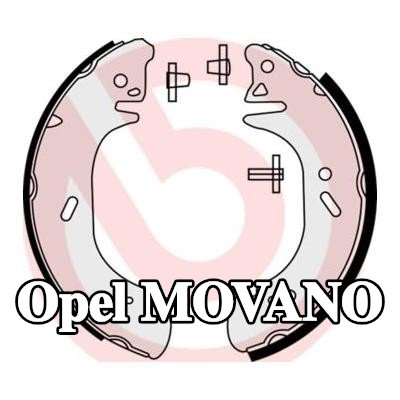 BREMBO مجموعة أحذية الفرامل مع الملحقات — Opel Movano