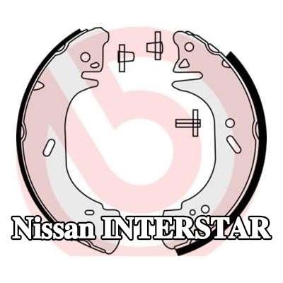 BREMBO مجموعة أحذية الفرامل مع الملحقات — Nissan Interstar