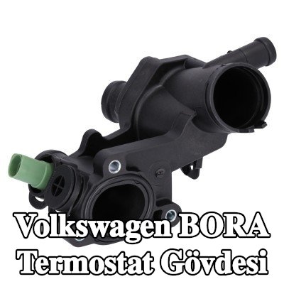 FEBI BILSTEIN Soğutma suyu sıcaklık sensörlü termostat muhafazası, conta halkası ile — Volkswagen Bora