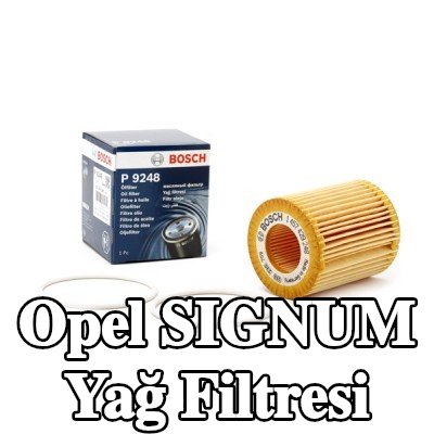 BOSCH Contalı/sızdırmazlık elemanlı yağ filtresi — Opel Signum