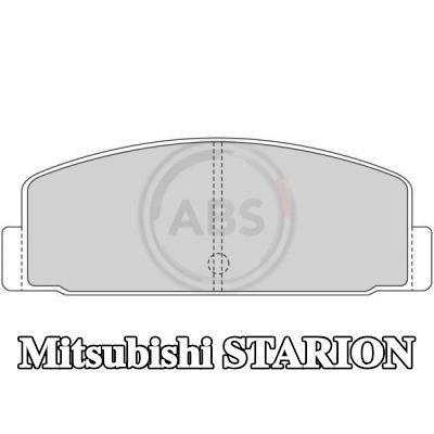 A.B.S. مجموعة وسادات الفرامل — Mitsubishi Starion