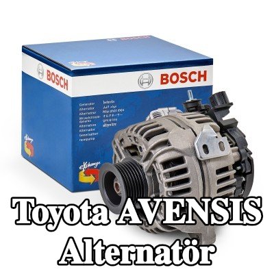 BOSCH Alternatör 100A — 2003 Toyota Avensis