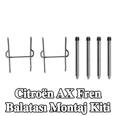 BOSCH Fren balatası montaj kiti — Citroën Ax
