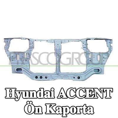 PRASCO Ön Kaporta Ortası, Ön — 1997 Hyundai Accent