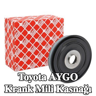 FEBI BILSTEIN Krank mili için krank mili kasnağı — 2005 Toyota Aygo