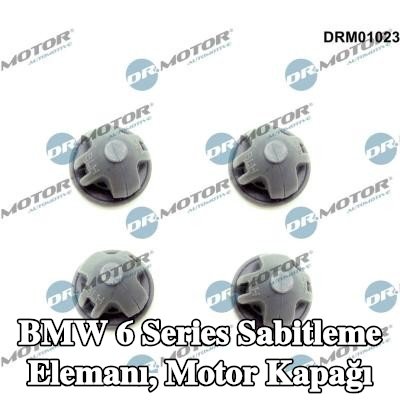 DR.MOTOR AUTOMOTIVE Sabitleme Elemanı, motor kapağı — BMW 6 Series