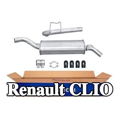 HELLA كاتم الصوت الخلفي الخلفي, مع قطع التركيب — 2002 Renault Clio