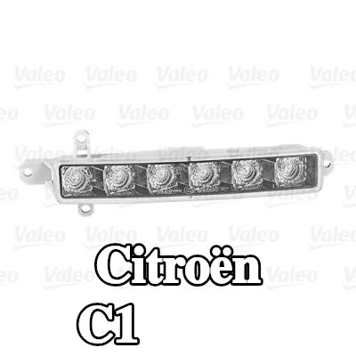 VALEO مؤشر جانبي قطعة أصلية, مصد, كلا الجانبين — Citroën C1