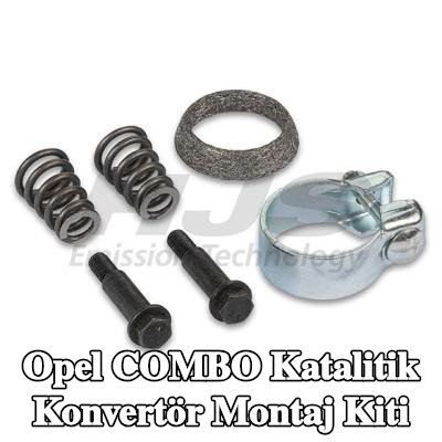 HJS Kelepçeli katalitik konvertör montaj kiti — 2000 Opel Combo
