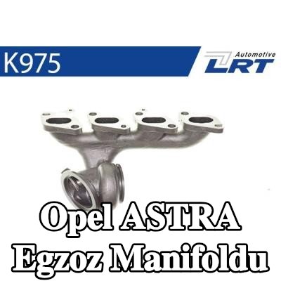 LRT Montaj parçaları ile egzoz manifoldu — Opel Astra