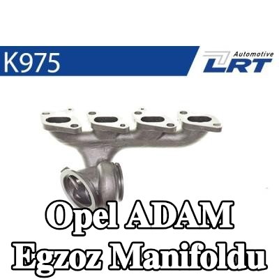 LRT Montaj parçaları ile egzoz manifoldu — Opel Adam